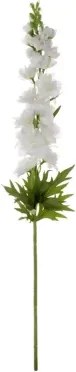 Umelá kvetina Ostrožka 70 cm, biela%