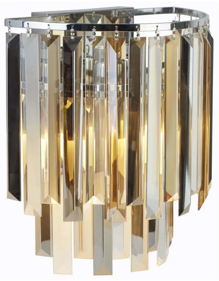 Searchlight 9832-2CC - Nástenné svietidlo CLARISSA 2xE14/40W/230V