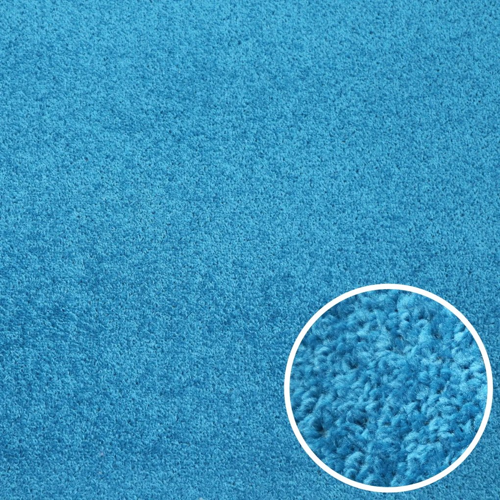 AladinWorld Expres, AKCIA: 640x400 cm Metrážny koberec Eton tyrkys, šíře, modrá, filc, kancelária