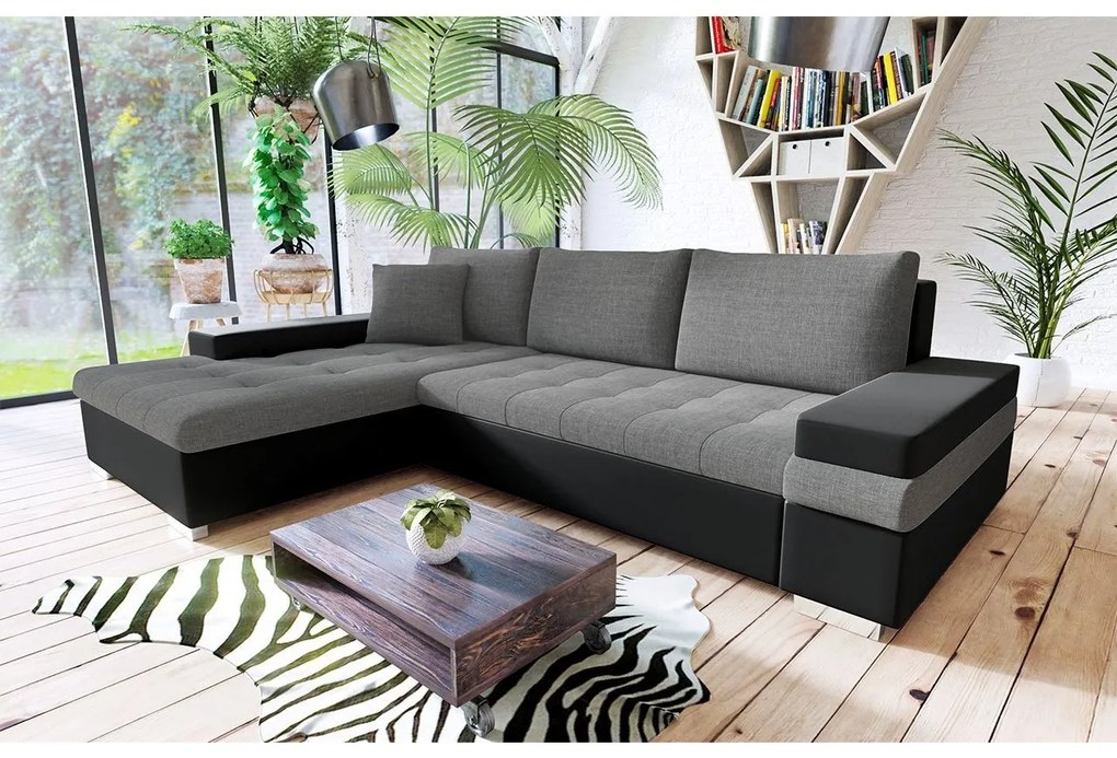 Sedacia súprava Kanton Mini, Dostupné poťahy: ekokoža Soft 017 + Lux 06