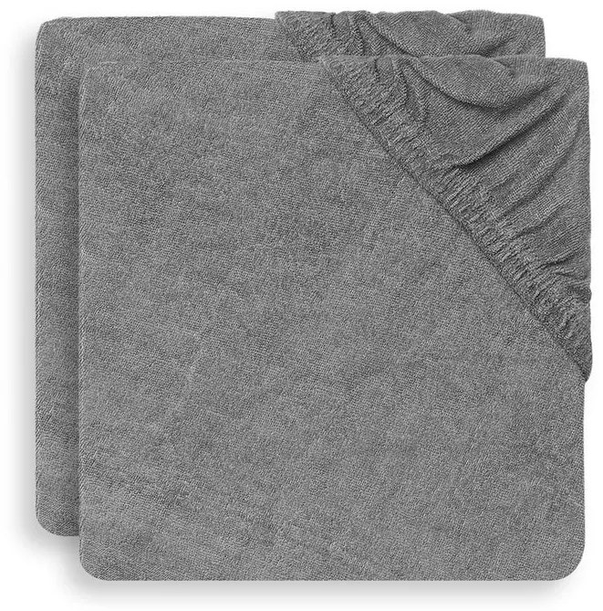 Poťah na prebaľovaciu podložku 50x70cm 2 ks froté Storm Grey