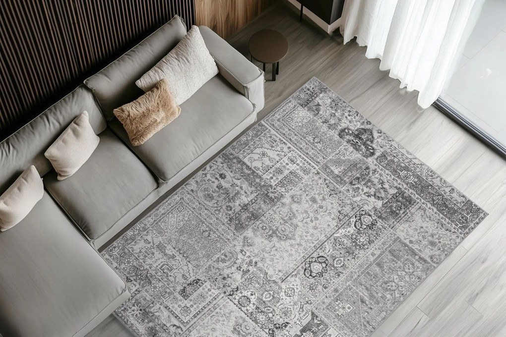 Kusový koberec Avantgarde 105 Grey, 230x330, šedá, chodba / predsieň, Obsession