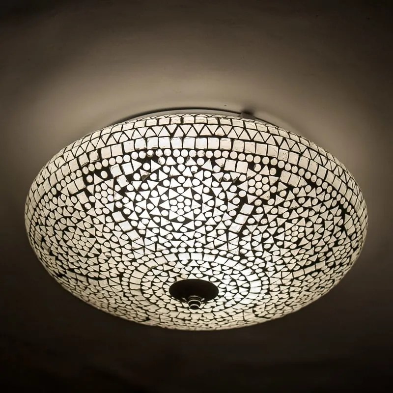 Turecká lampa stropné svietidlo mozaika Melon STARS Ø38