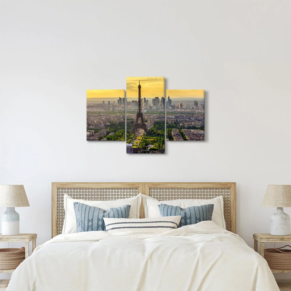 Obraz - Panoráma Paríža (90x60 cm)