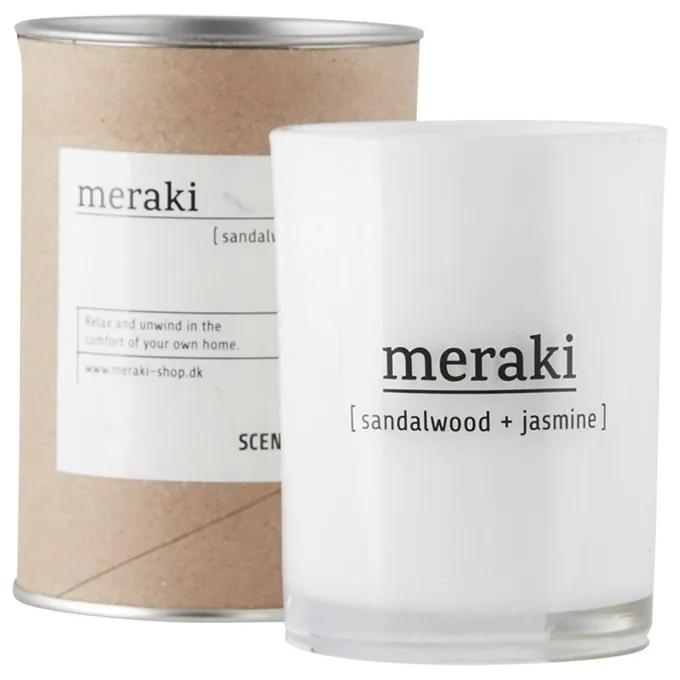 Meraki Vonná sviečka SANDALWOOD&JASMINE 10,5cm (Mkap011)