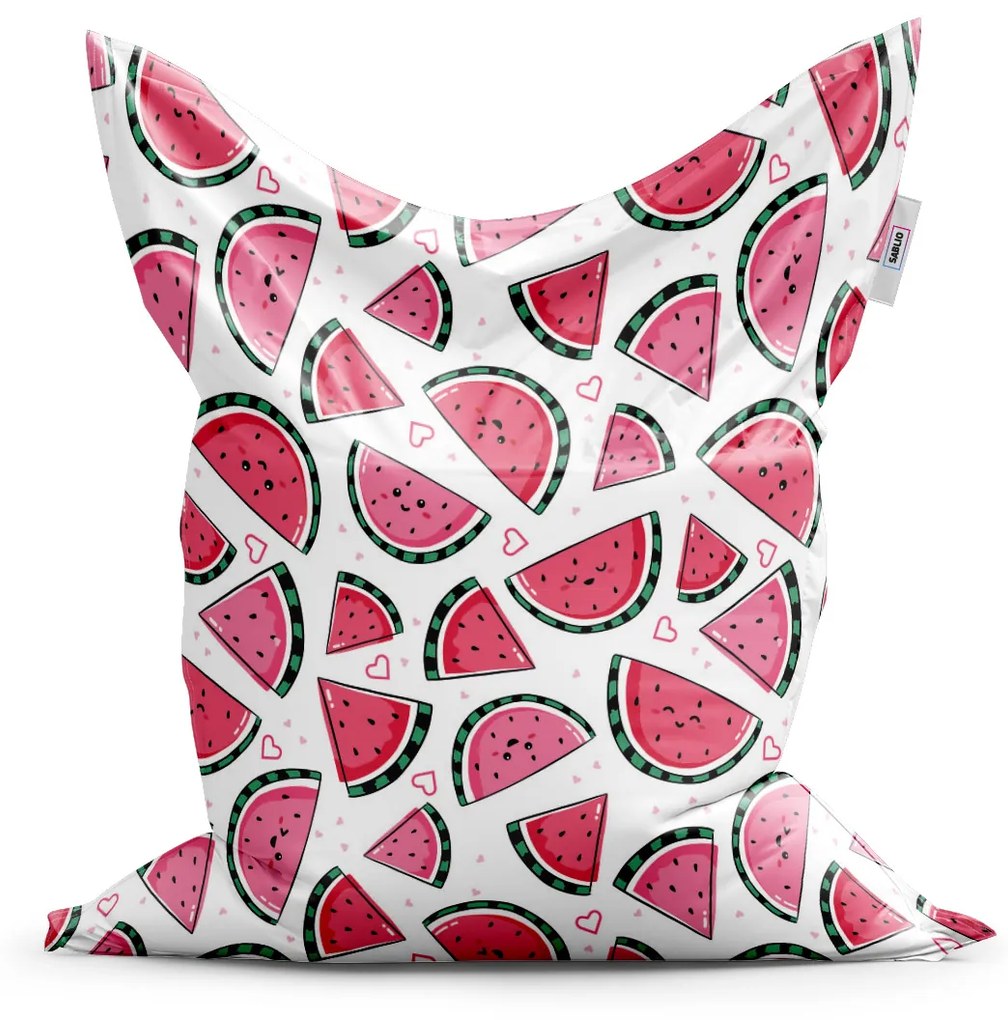 Sablio Sedací vak Vodný melón - 200x140 cm
