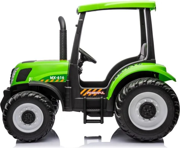 LEAN CARS Elektrický traktor A011 24V, zelený