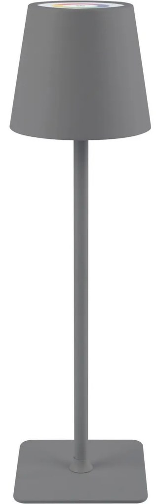 Classbach TL 4025 LED dobíjacia stolná lampa, sivá