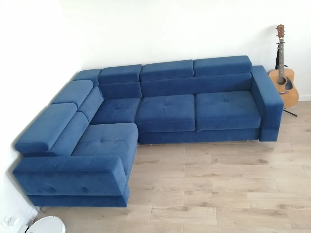 Rozkladacia sedacia súprava Toscana - žltá