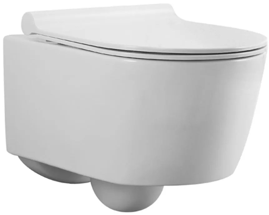 Závesná misa Hexx Rimless s doskou volne padajúca