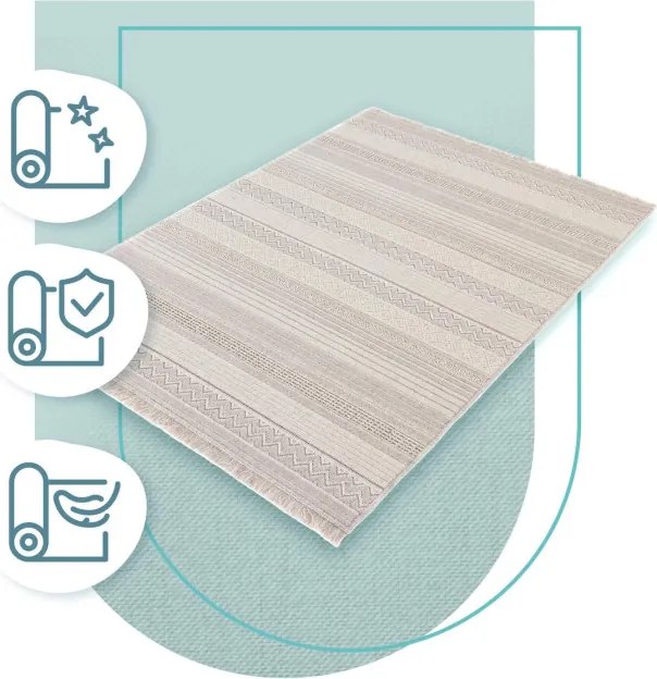 Koberec Agnella Noble Oni svetlosivý