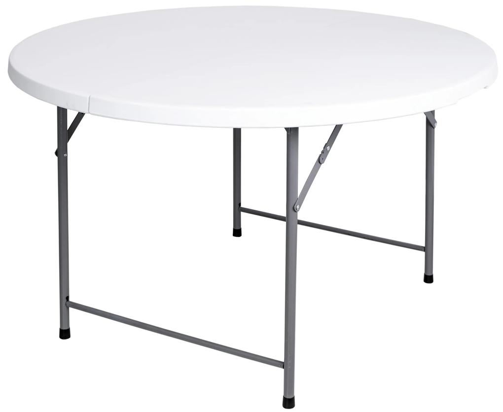 BRISTOL skladací cateringový stôl 120 cm biely