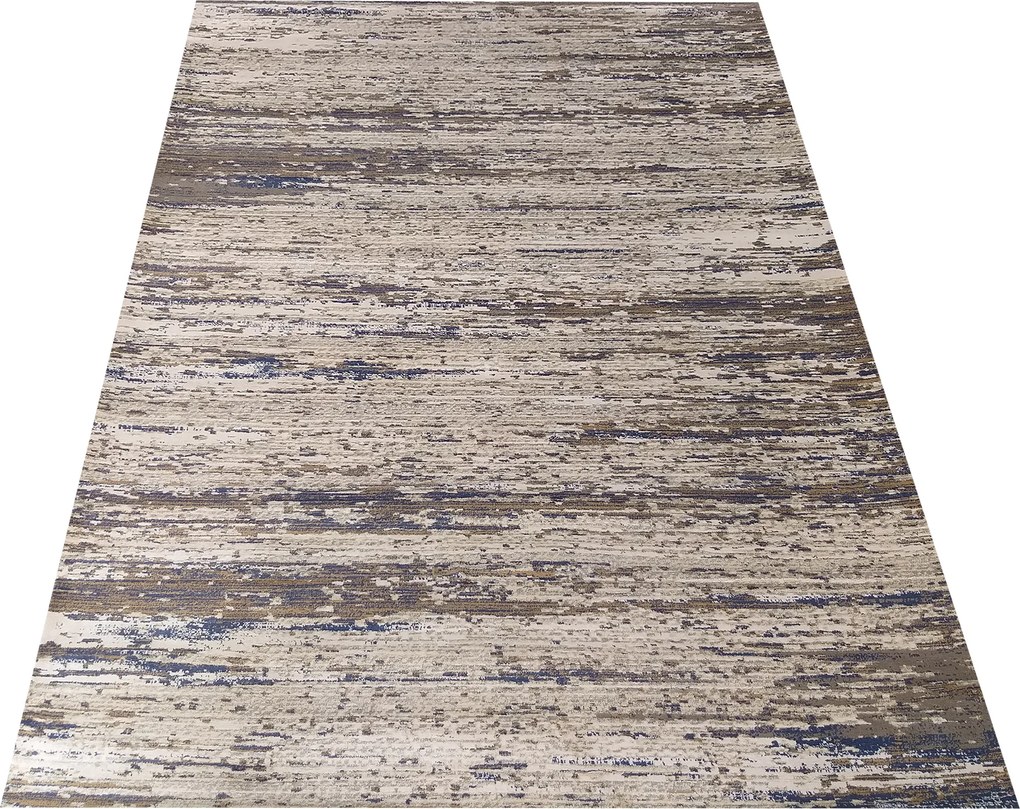 DY Béžovo-hnedý koberec s abstraktným vzorom Milas PRR 05B-BM