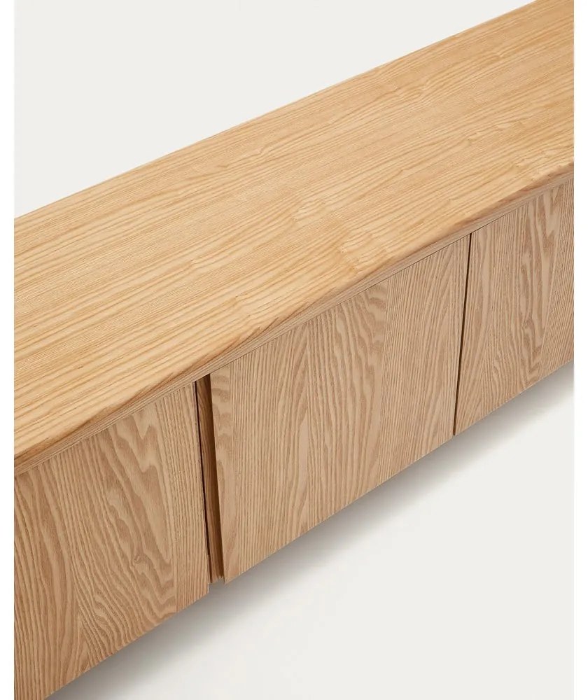 TV stolík v dekore jaseňa v prírodnej farbe 200x52x40 cm Salaya – Kave Home