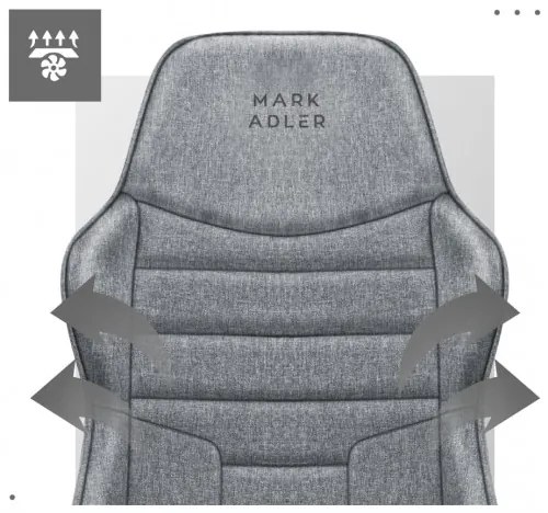 Kancelárska stolička Mark Adler - Boss 4.2 Grey