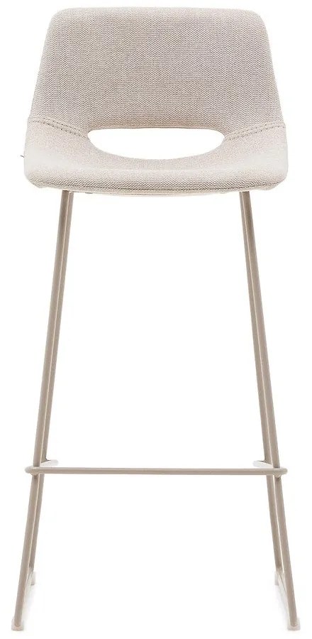 Béžová barová stolička (výška sedadla 76 cm) Zahara – Kave Home