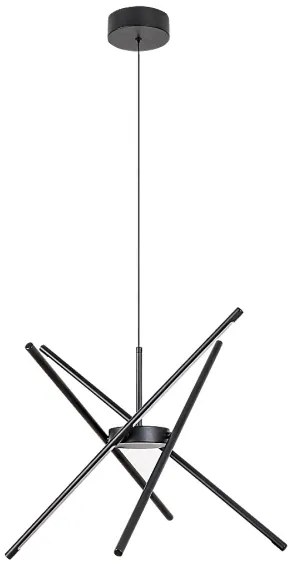 Rabalux 72338 - LED Luster na lanku HENLI2 LED/40W/230V 3000K čierna