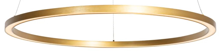 Zlaté závesné svietidlo 80 cm vrátane LED s 3-stupňovým stmievaním - Girello