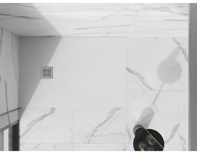 Mexen Stone+, obdĺžniková vanička z minerálneho kompozitu 140 x 90 cm, biela, 44109014