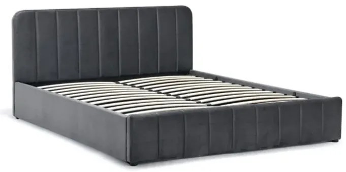 Posteľ AVENA 180 tm. šedá