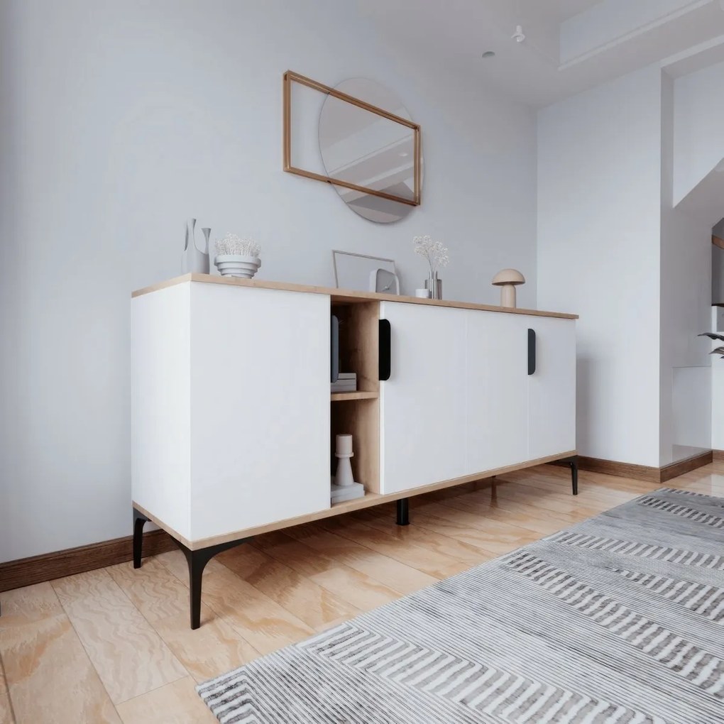 Skrinka Tarz Oak and White