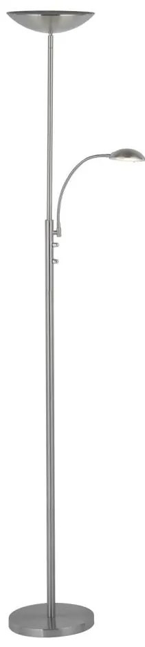 Brilliant - LED stmievateľná stojacia lampa ROSANNA 2xLED/13W/230V matný chróm