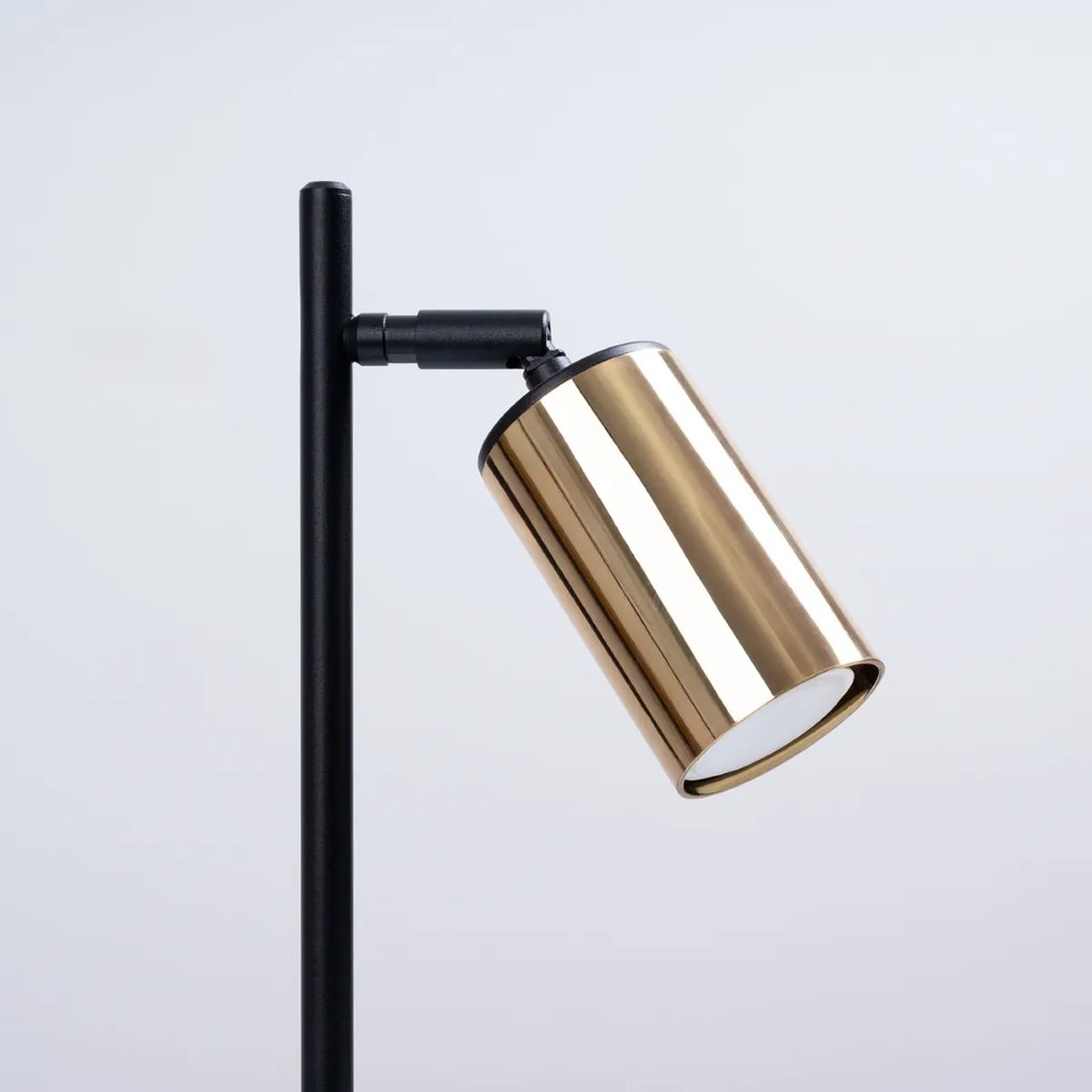 Stolná lampa Winx, 1x zlaté kovové tienidlo