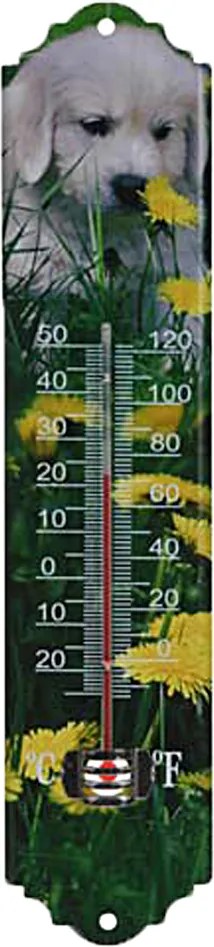 Home Elements Vonkajší teplomer 29,5 cm, psík