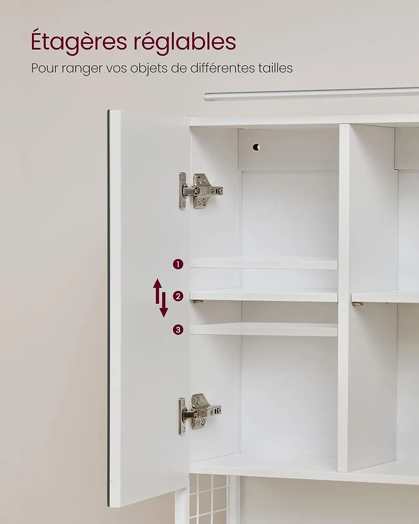 Kúpeľňová skrinka SONGMICS BBK124W14