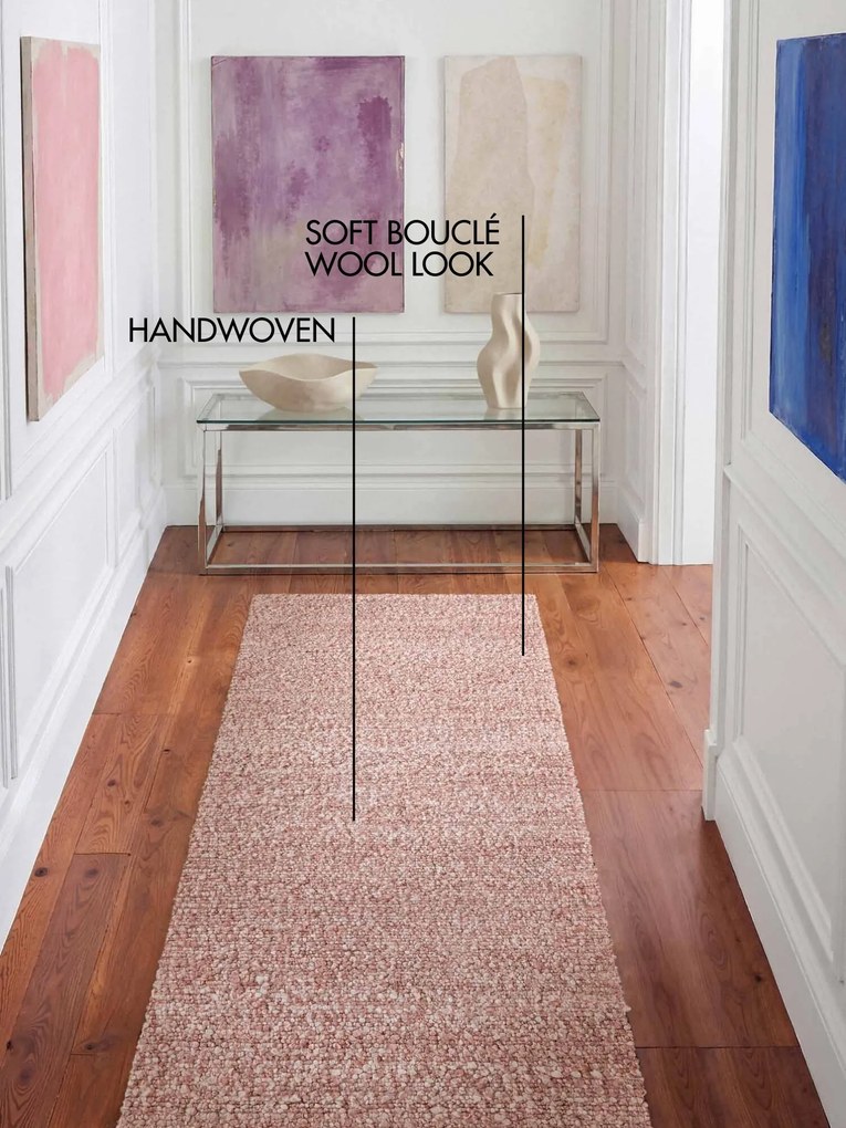 Ted Baker, Behúň Ted Baker Notting Hill 106350 Pink, 80x200, ružová, obývacia izba