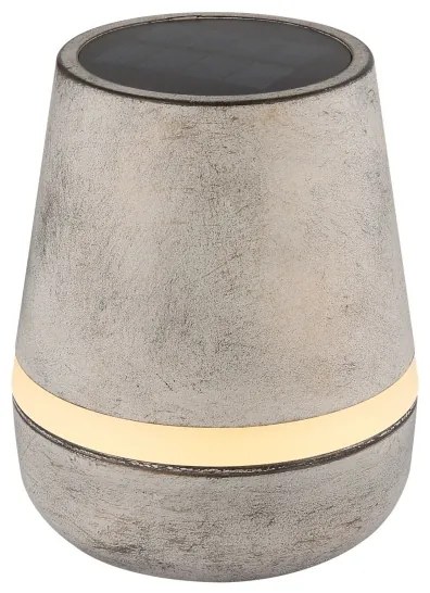 Globo 36638SA - LED Solárna lampa 10xLED/0,06W/3V IP44 šedá