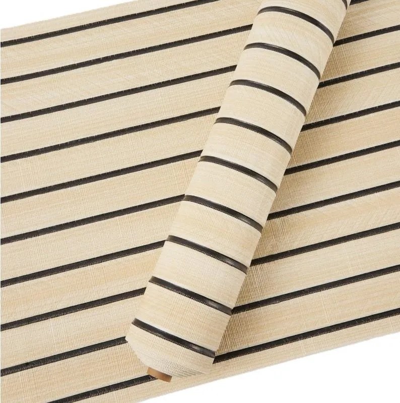 Samolepiace panely na stenu TPL0000009, cena za kus, rozmer 270 cm x 48,5 cm, lamely svetlo hnedé , IMPOL TRADE