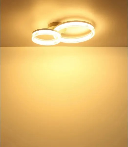 Globo 48046D2 - LED stropné svietidlo ZARA LED/24W/230V 3000K 33x50 cm