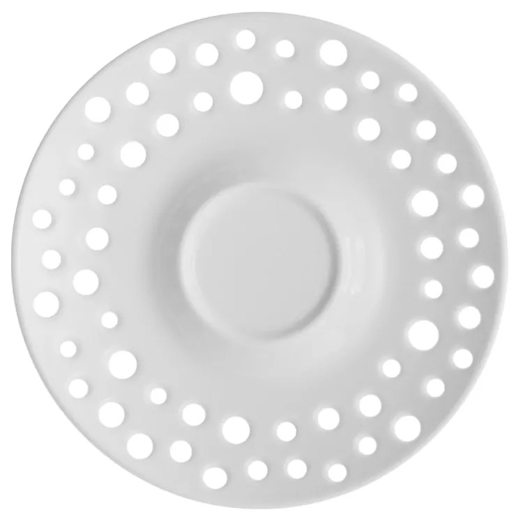 Mokka podšálka perforovaná 12,5 cm - Flow - 491176