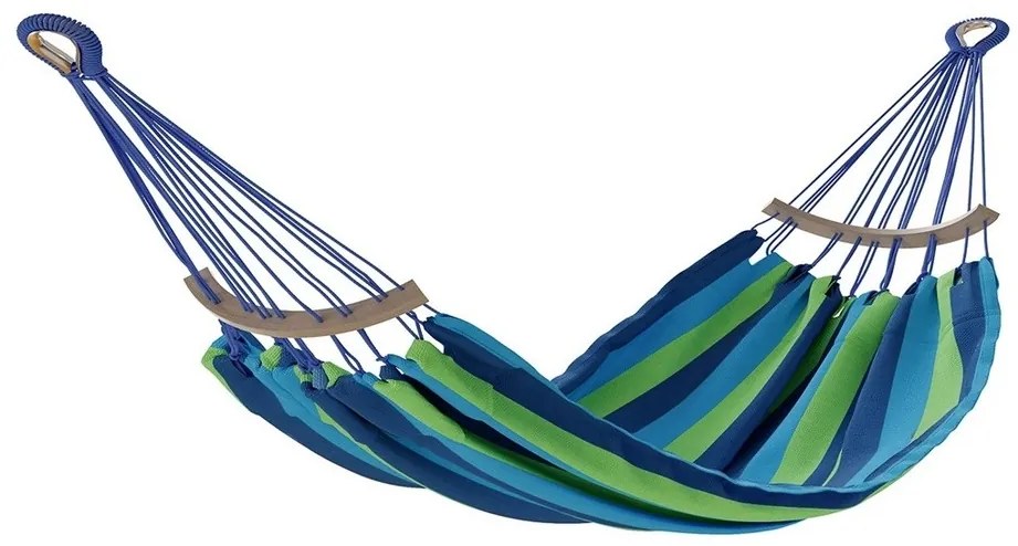 AmeliaHome Hojdacie závesné ležadlo Lazara modrozelená, 240 x 150 cm