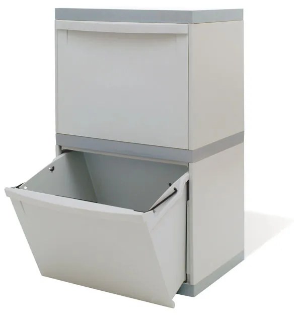 Zostava košov na triedený odpad zostava 2x 30 litrov