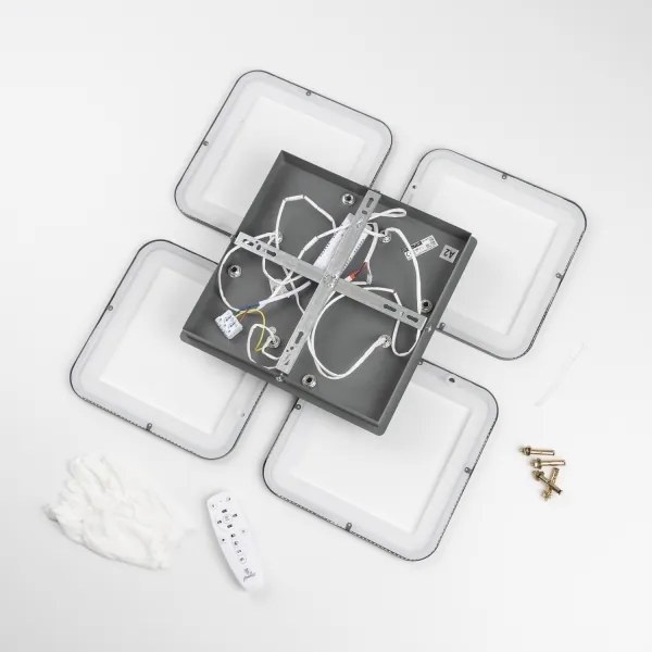 Brilagi - LED Stmievateľný prisadený luster SQUARED LED/85W/230V 3000-6500K + DO