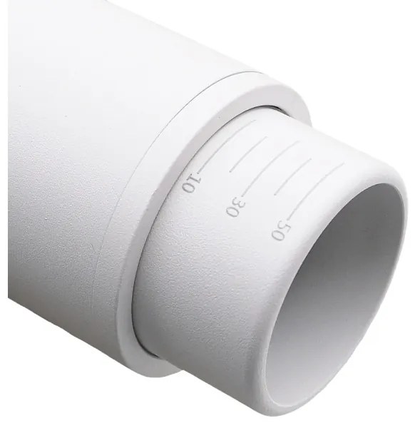 Bodové svietidlo do 3-fázového lištového systému MICA 1xGU10/25W/230V biela