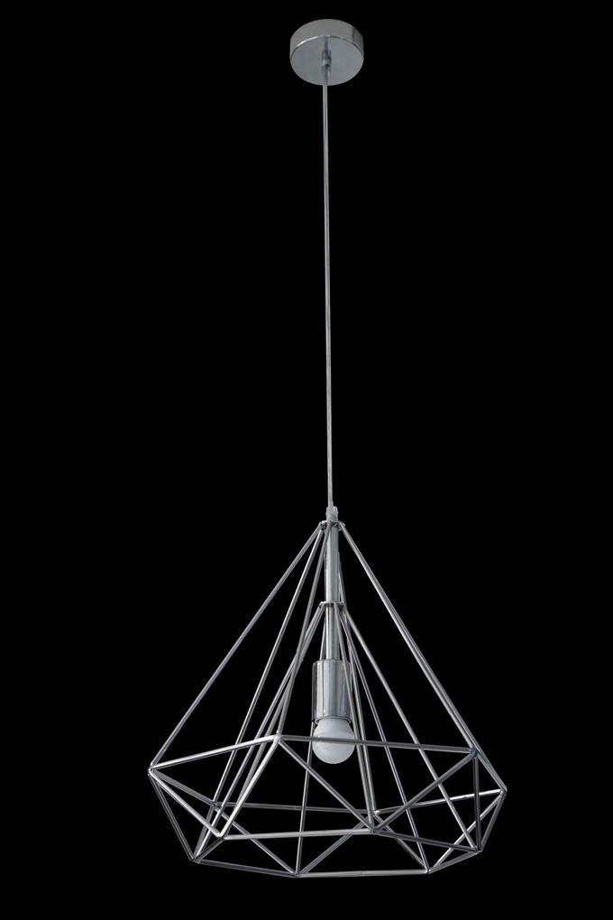 Lampa DROTOVA 36x 62 cm strieborná