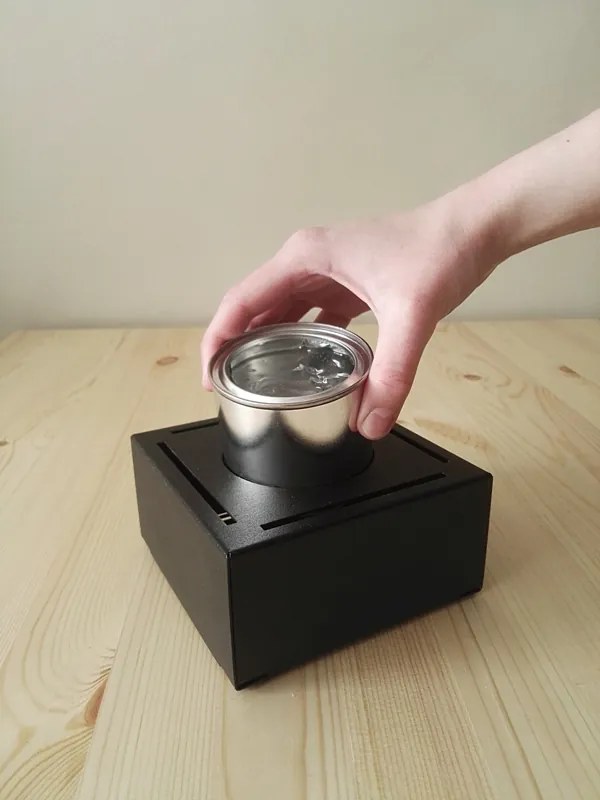 Biokrb na stôl FLAME BIELY