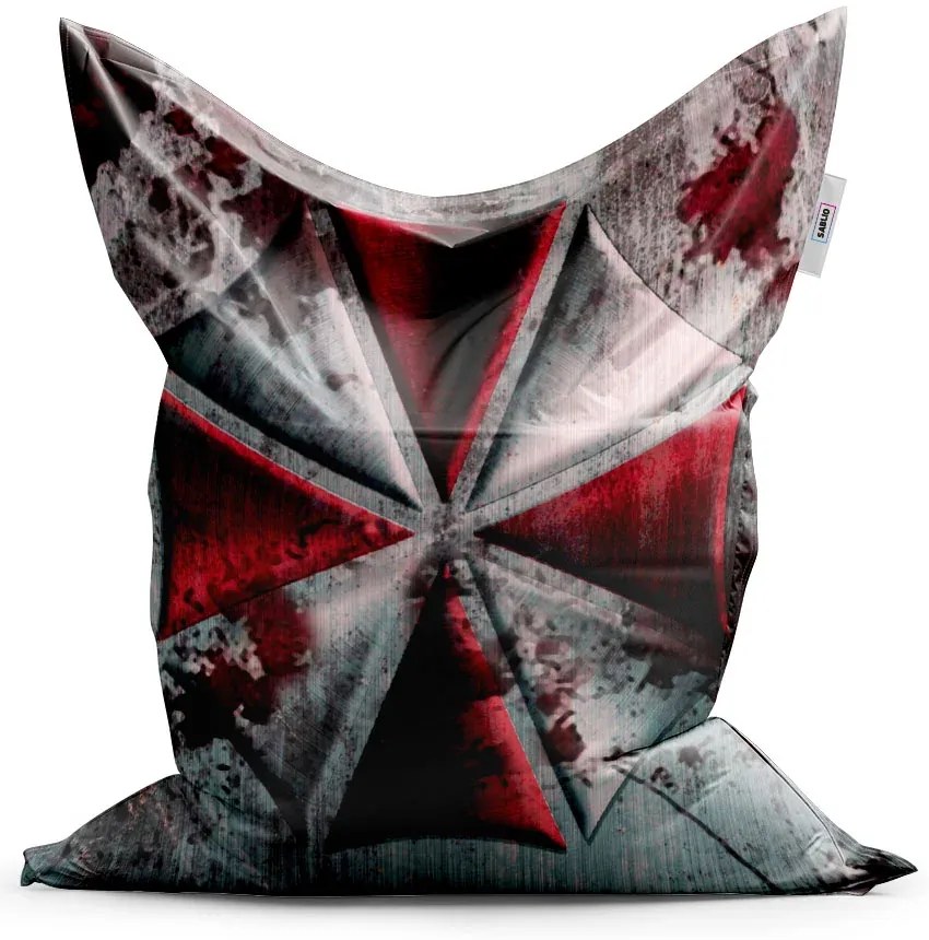 Sablio Sedací vak Resident Evil Umbrella Corporation Steel - 150x100 cm