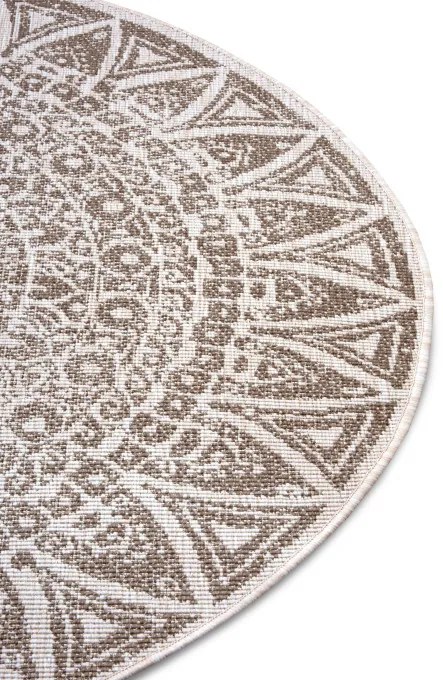 Obojstranný koberec Hanse Home Nora Lilja linen kruh