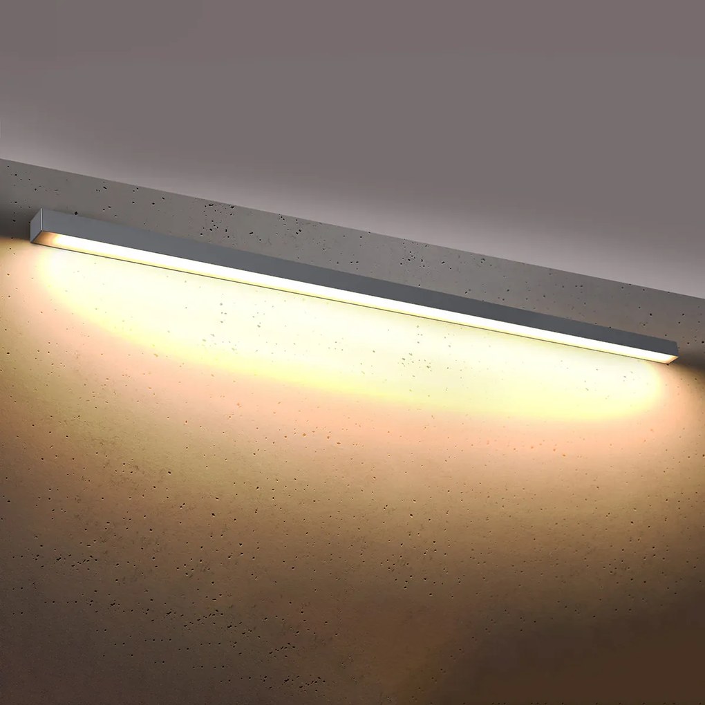 Nástenné LED svietidlo Pinne 200, 1x LED 50w, 3000k, s