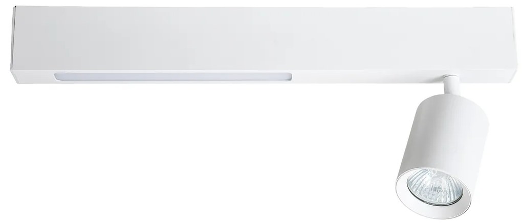 EUlight Stropné svietidlo Magnet, 1x biele kovové tienidlo + 1x LED 5W, w