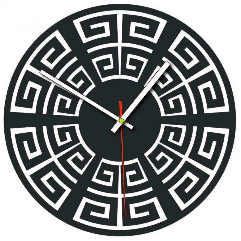 Stylesa Nástenné hodiny z drevenej preglejky FAREBNÉ PR0157 i čierne