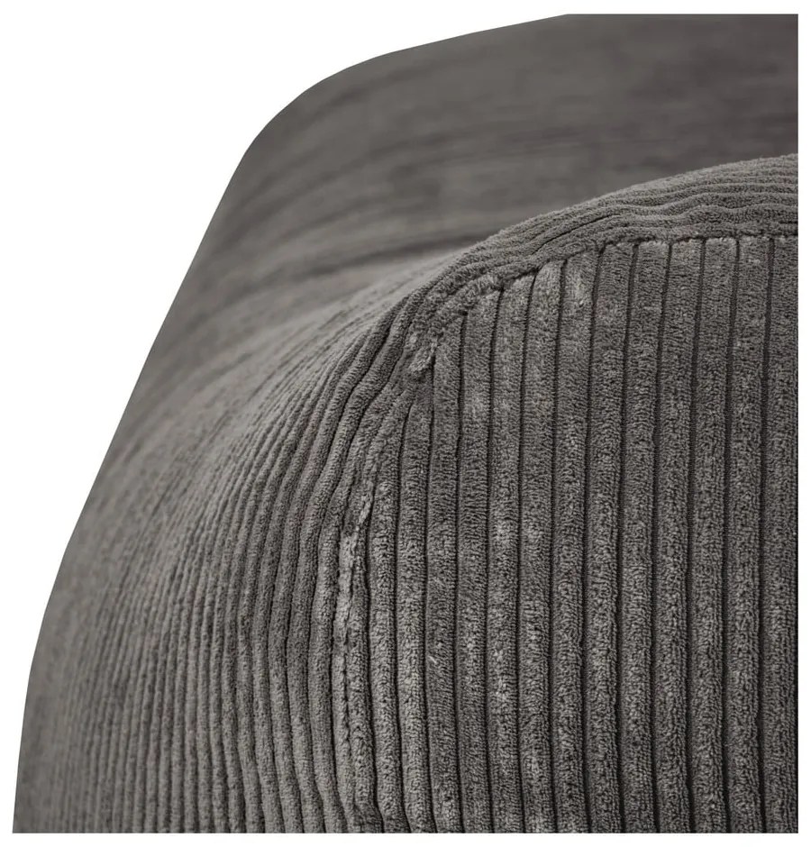 Menčestrový sedací vak v horčicovej farbe Snug Long 140 – SLOWDOWN