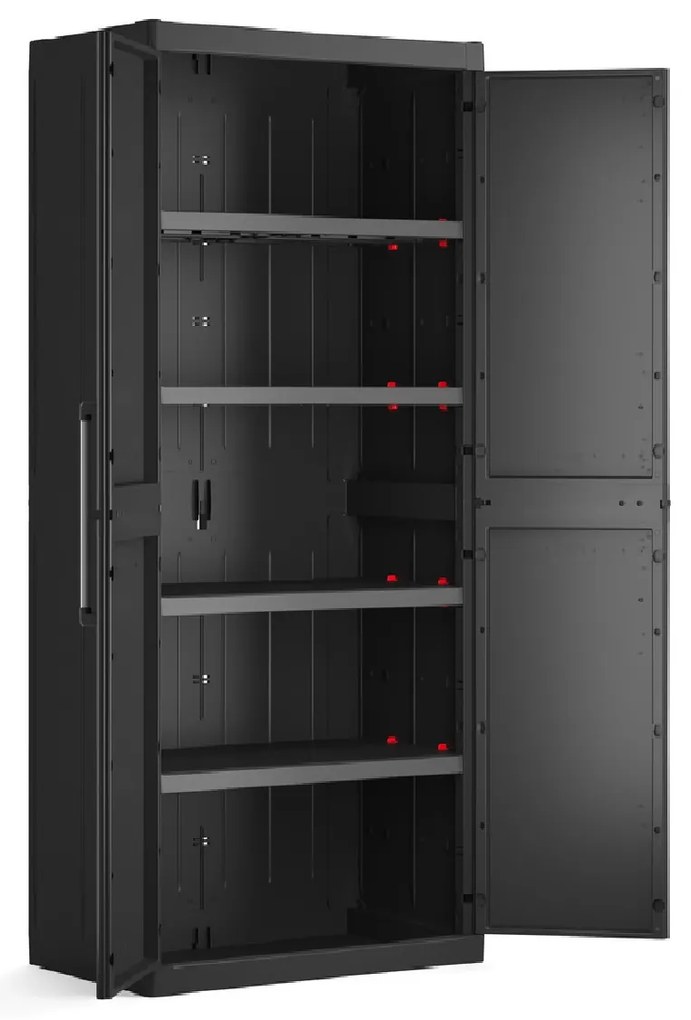 KIS Skriňa DETROIT XL vysoká 89 cm, čierna