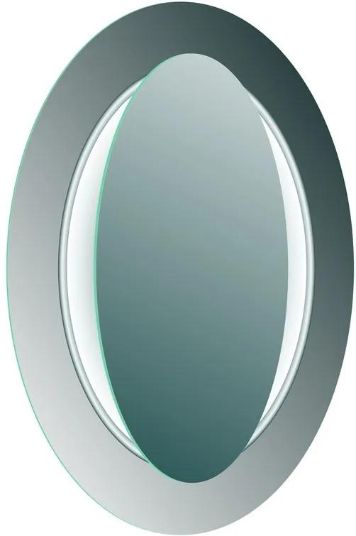 SAPHO - MONA zrkadlo s LED osvetlením 700x1000mm, biela (DL440)