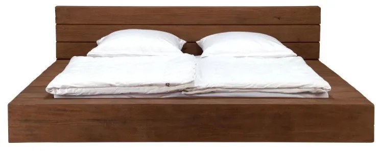 furniture-nabytek.cz - Masívny drvič postelí z mangového dreva, lakovaný, hnedý