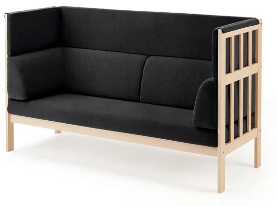 Pohovka KIM SILENCE, látka Medley, čierna